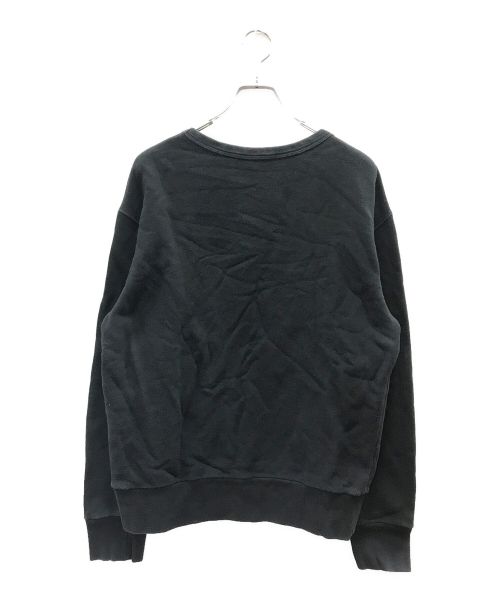 GUCCI（グッチ）GUCCI (グッチ) マウスロゴプリントクルーネックスウェット ブラック サイズ:XSの古着・服飾アイテム