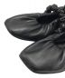 中古・古着 Ganni (ガニー) Soft Square Toe Scrunchie Ballerina ブラック サイズ:36：8000円