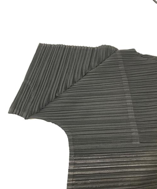 PLEATS PLEASE（プリーツプリーズ）PLEATS PLEASE (プリーツプリーズ) 半袖ブラウス ブラック サイズ:Lの古着・服飾アイテム