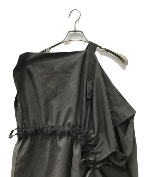 132 5. ISSEY MIYAKE（132 5. イッセイ ミヤケ）132 5. ISSEY MIYAKE (132 5. イッセイ ミヤケ) 変形ブラウス ブラウン サイズ:Lの古着・服飾アイテム