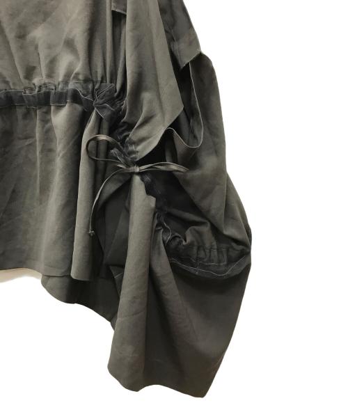 132 5. ISSEY MIYAKE（132 5. イッセイ ミヤケ）132 5. ISSEY MIYAKE (132 5. イッセイ ミヤケ) 変形ブラウス ブラウン サイズ:Lの古着・服飾アイテム