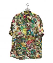 JAMES WORLD（ジェームズ ワールド）の古着「総柄アロハシャツ」｜イエロー