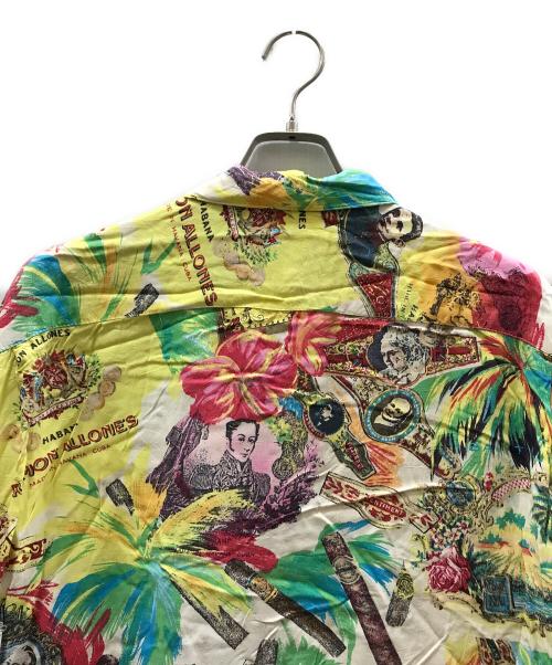JAMES WORLD（ジェームズ ワールド）JAMES WORLD (ジェームズ ワールド) 総柄アロハシャツ イエロー サイズ:XLの古着・服飾アイテム