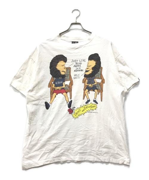 SAINT MICHAEL（セントマイケル）SAINT MICHAEL (セントマイケル) A BATHING APE (ア ベイシング エイプ) HVN&HELL AP-SS TEE ホワイト サイズ:XXLの古着・服飾アイテム