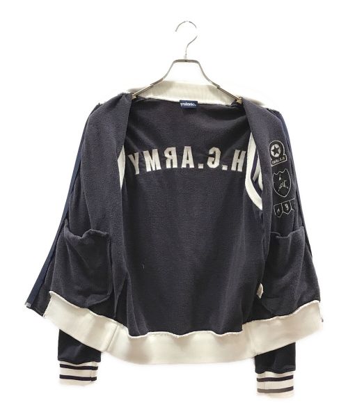 Hysteric Glamour（ヒステリックグラマー）Hysteric Glamour (ヒステリックグラマー) リブ切替ジャージ ネイビー サイズ:FREEの古着・服飾アイテム