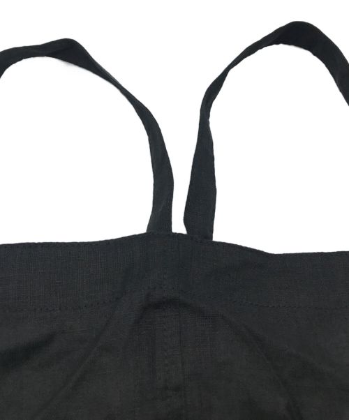 fog linen work（フォグリネンワーク）fog linen work (フォグリネンワーク) ブルーマサロペット ブラック サイズ:FREE 未使用品の古着・服飾アイテム