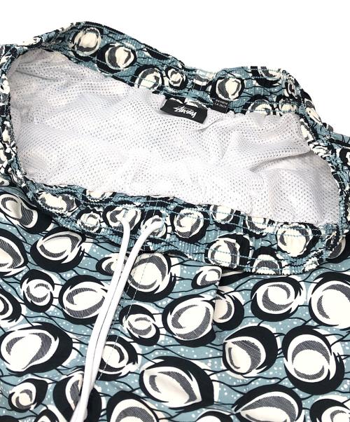 stussy（ステューシー）stussy (ステューシー) スイムショーツ グリーン サイズ:Sの古着・服飾アイテム