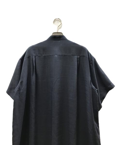 HYKE（ハイク）HYKE (ハイク) バンドカラーシアーシャツワンピース ネイビー サイズ:1の古着・服飾アイテム