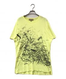 BURBERRY LONDON（バーバリーロンドン）の古着「プリントTシャツ」｜イエロー