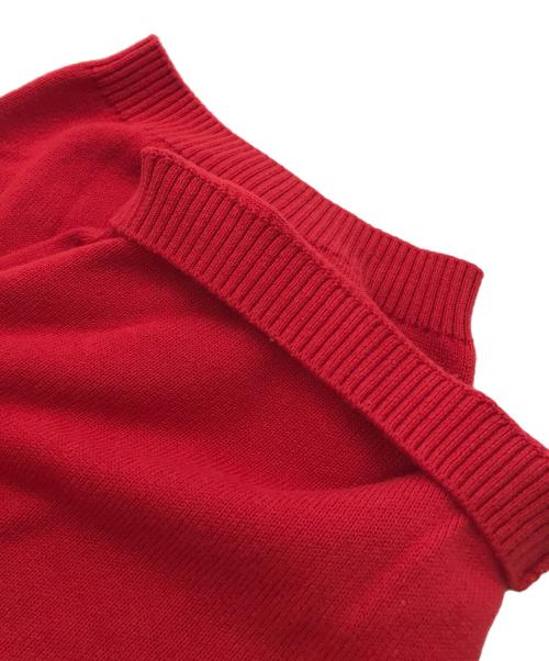 SUPREME（シュプリーム）SUPREME (シュプリーム) Plaid Knit S/S Polo レッド サイズ:Sの古着・服飾アイテム