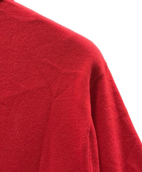 SUPREME（シュプリーム）SUPREME (シュプリーム) Plaid Knit S/S Polo レッド サイズ:Sの古着・服飾アイテム