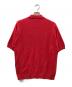 SUPREME (シュプリーム) Plaid Knit S/S Polo レッド サイズ:S：22000円