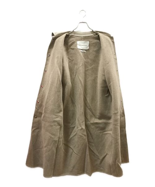 DEPAREILLE（デパリエ）DEPAREILLE (デパリエ) ステンカラーダブルフェイスコート ベージュ サイズ:Mの古着・服飾アイテム