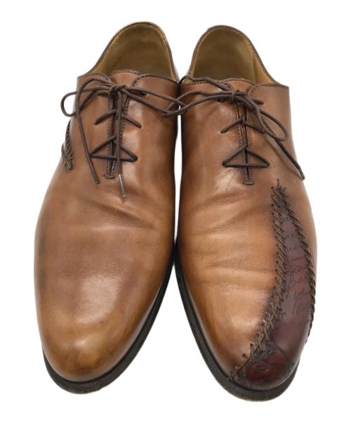 Berluti（ベルルッティ）Berluti (ベルルッティ) ラピエセルプリゼレザーシューズ ブラウン サイズ:8の古着・服飾アイテム