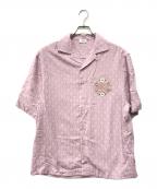 ETROエトロ）の古着「オープンカラーシャツ」｜ピンク