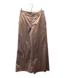 JOHN LAWRENCE SULLIVAN（ジョン ローレンス サリバン）の古着「Satin Wide Trousers」｜ピンク