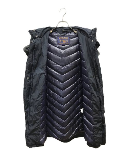 WOOLRICH（ウールリッチ）WOOLRICH (ウールリッチ) ロングダウンジャケット ネイビー サイズ:XXSの古着・服飾アイテム