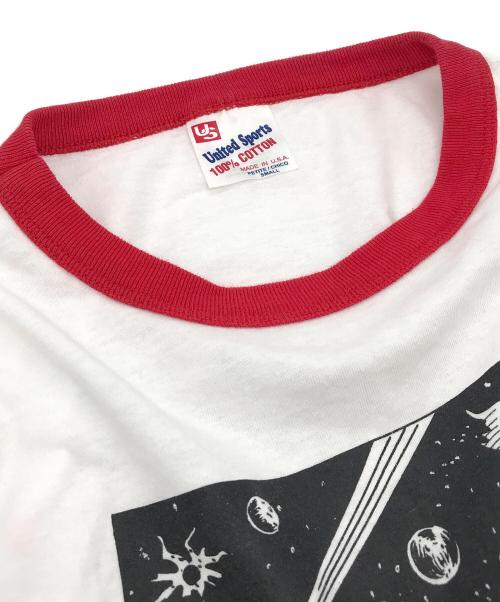 United Sports（ユナイテッドスポーツ）United Sports (ユナイテッドスポーツ) リンガーＴシャツ ホワイト サイズ:Sの古着・服飾アイテム