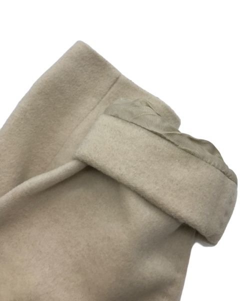 Max Mara Studio（マックスマーラ ストゥディオ）Max Mara Studio (マックスマーラ ストゥディオ) アルパカウールフーデッドコート ベージュ サイズ:40の古着・服飾アイテム