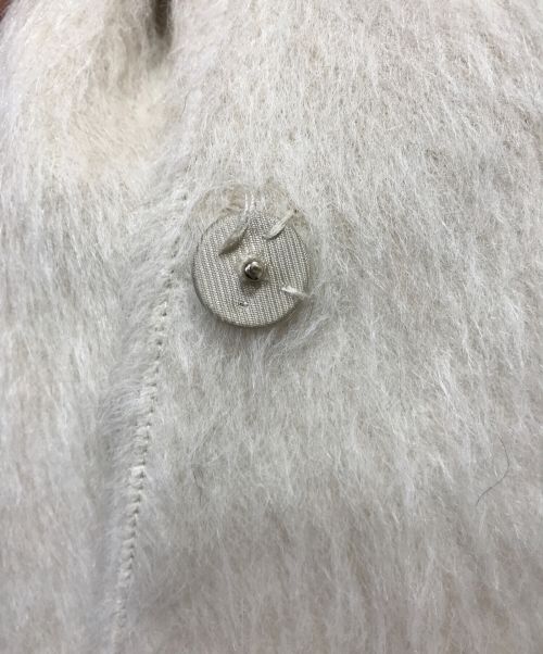 Max Mara Studio（マックスマーラ ストゥディオ）Max Mara Studio (マックスマーラ ストゥディオ) アルパカウールフーデッドコート ベージュ サイズ:40の古着・服飾アイテム