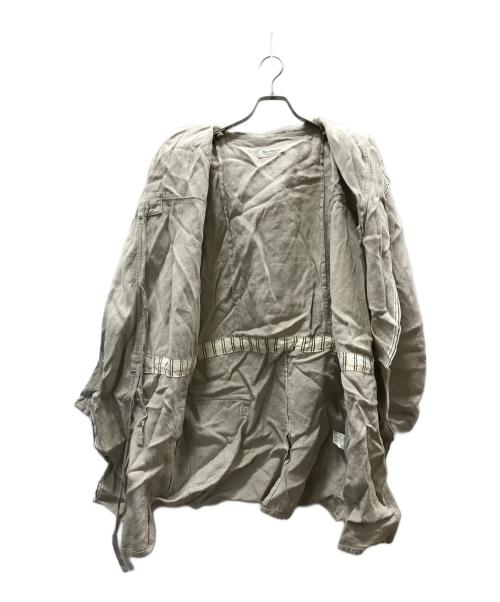 Vlas Blomme（ヴラスブラム）Vlas Blomme (ヴラスブラム) リネンコート ベージュ サイズ:2の古着・服飾アイテム