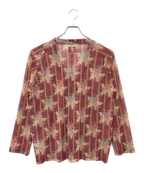 Needles（ニードルズ）Needles (ニードルズ) ポリエステルシャツ ボルドー サイズ:Sの古着・服飾アイテム