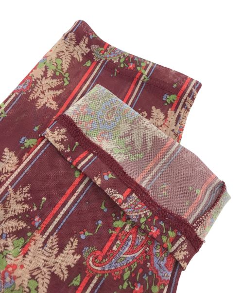 Needles（ニードルズ）Needles (ニードルズ) ポリエステルシャツ ボルドー サイズ:Sの古着・服飾アイテム