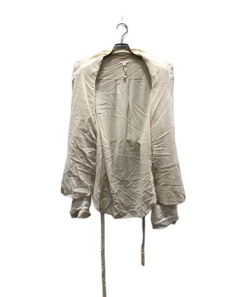 masu（エムエーエスユー）MASU (エムエーエスユー) LAYERED SILK SHIRTS アイボリー サイズ:46の古着・服飾アイテム