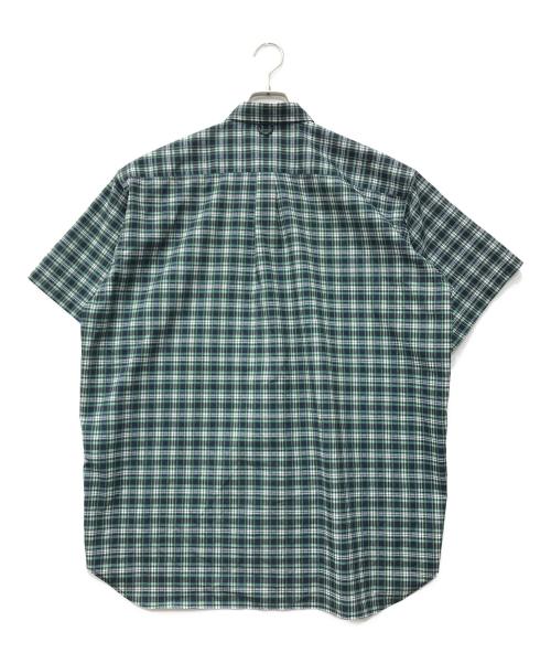 DAIWA PIER39（ダイワ ピア39）DAIWA PIER39 (ダイワ ピア39) L’ECHOPPE (レショップ) 別注 EX Short Sleeve BD SHIRT グリーン サイズ:Mの古着・服飾アイテム