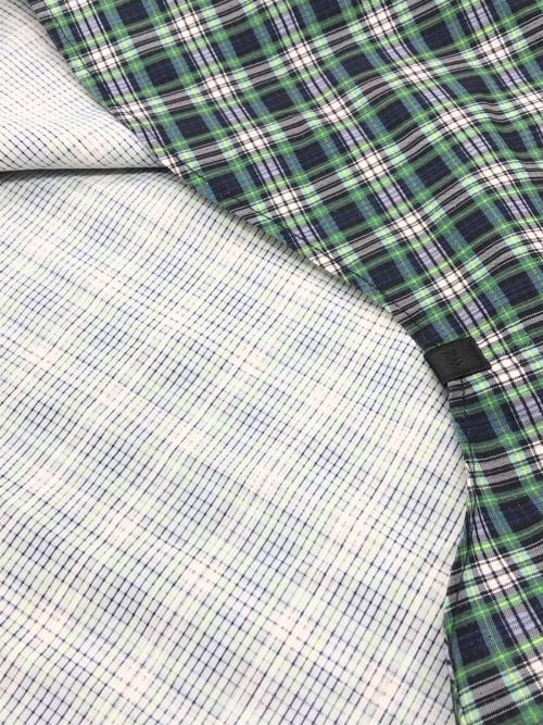 DAIWA PIER39（ダイワ ピア39）DAIWA PIER39 (ダイワ ピア39) L’ECHOPPE (レショップ) 別注 EX Short Sleeve BD SHIRT グリーン サイズ:Mの古着・服飾アイテム