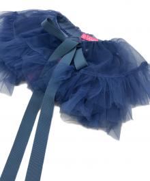 VIVIANO（ヴィヴィアーノ）の古着「チュールカラー」｜ブルー