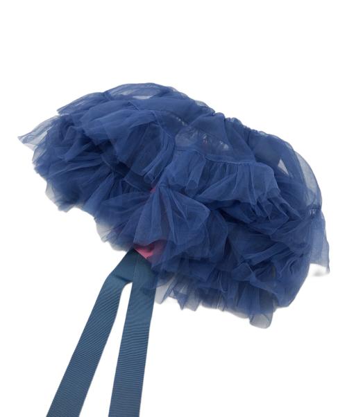 VIVIANO（ヴィヴィアーノ）VIVIANO (ヴィヴィアーノ) チュールカラー ブルー 未使用品の古着・服飾アイテム