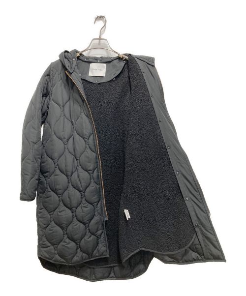 Emma Taylor（エマテイラー）Emma Taylor (エマテイラー) 美シルエット3wayキルティングフードコート ブラック サイズ:36の古着・服飾アイテム