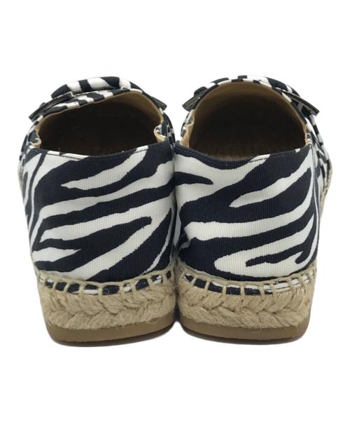 sergio rossi（セルジオロッシ）sergio rossi (セルジオロッシ) ウェッジソールサンダル ブラック サイズ:36.5の古着・服飾アイテム