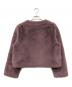 LEMONPLET (レモンプレット) FAUX FUR SHORT JACKET パープル サイズ:M：10000円