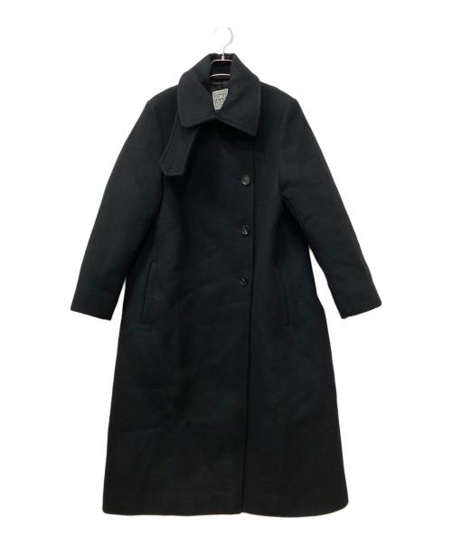 toteme（トーテム）toteme (トーテム) ウールスタンドカラーコート ブラック サイズ:32の古着・服飾アイテム