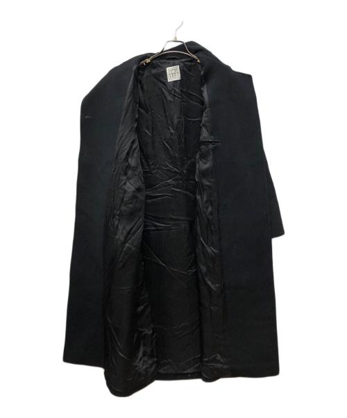 toteme（トーテム）toteme (トーテム) ウールスタンドカラーコート ブラック サイズ:32の古着・服飾アイテム