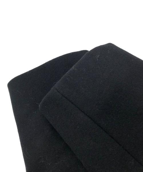 toteme（トーテム）toteme (トーテム) ウールスタンドカラーコート ブラック サイズ:32の古着・服飾アイテム