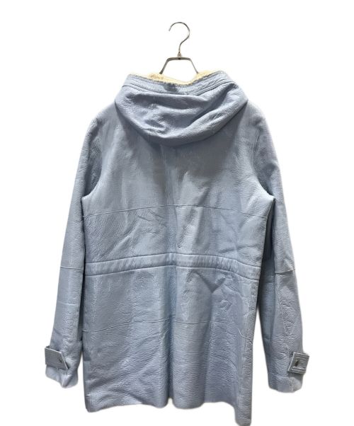 CELINE（セリーヌ）CELINE (セリーヌ) ラムレザーボアコート ブルー サイズ:40の古着・服飾アイテム