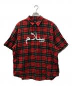 SUPREME×UNDERCOVERシュプリーム×アンダーカバー）の古着「S/S Flannel Shirt」｜レッド