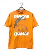 SUPREMEシュプリーム）の古着「REGIME CHANGE  T SHIRT」｜オレンジ