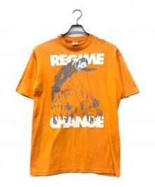 SUPREME（シュプリーム）の古着「REGIME CHANGE  T SHIRT」｜オレンジ