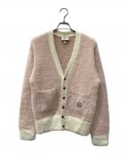 LACOSTE×GOLF le FLEURラコステ×ゴルフ ラ フルール）の古着「シャギーカーディガン」｜ピンク