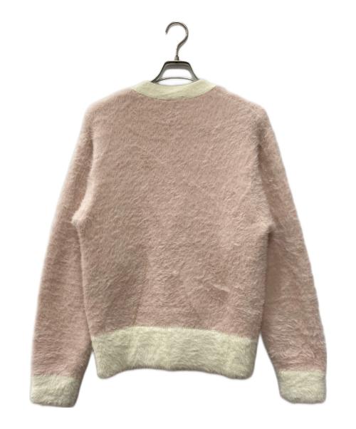 LACOSTE（ラコステ）LACOSTE (ラコステ) GOLF le FLEUR (ゴルフ ラ フルール) シャギーカーディガン ピンク サイズ:XSの古着・服飾アイテム