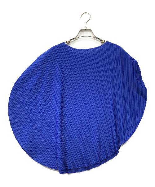 PLEATS PLEASE（プリーツプリーズ）PLEATS PLEASE (プリーツプリーズ) サークル カットソー ブルー サイズ:3の古着・服飾アイテム