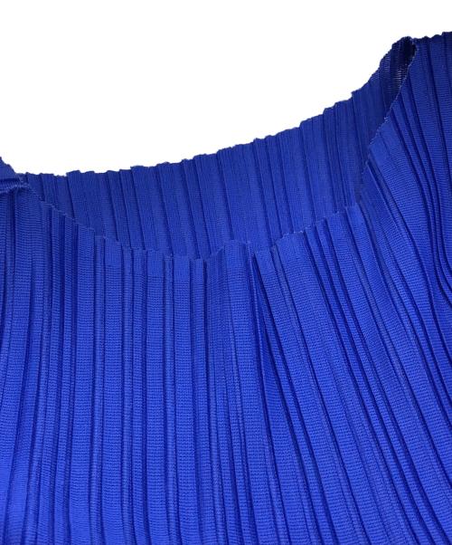 PLEATS PLEASE（プリーツプリーズ）PLEATS PLEASE (プリーツプリーズ) サークル カットソー ブルー サイズ:3の古着・服飾アイテム