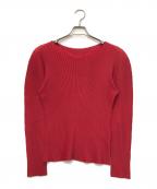 me ISSEY MIYAKEミーイッセイ ミヤケ）の古着「プリーツカットソー」｜レッド