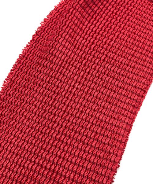 me ISSEY MIYAKE（ミーイッセイ ミヤケ）me ISSEY MIYAKE (ミーイッセイ ミヤケ) プリーツカットソー レッド サイズ:下記参照の古着・服飾アイテム