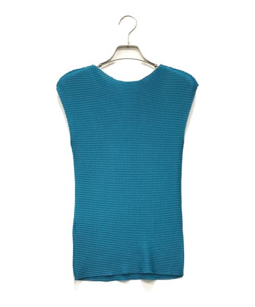 me ISSEY MIYAKE（ミーイッセイ ミヤケ）me ISSEY MIYAKE (ミーイッセイ ミヤケ) カットソー ブルー サイズ:FREEの古着・服飾アイテム