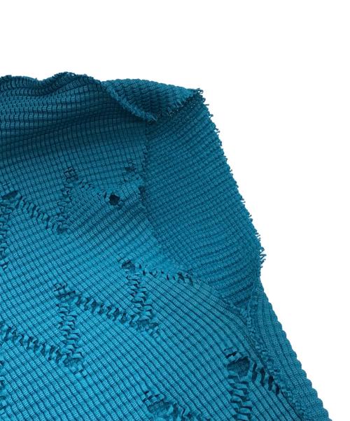 me ISSEY MIYAKE（ミーイッセイ ミヤケ）me ISSEY MIYAKE (ミーイッセイ ミヤケ) カットソー ブルー サイズ:FREEの古着・服飾アイテム